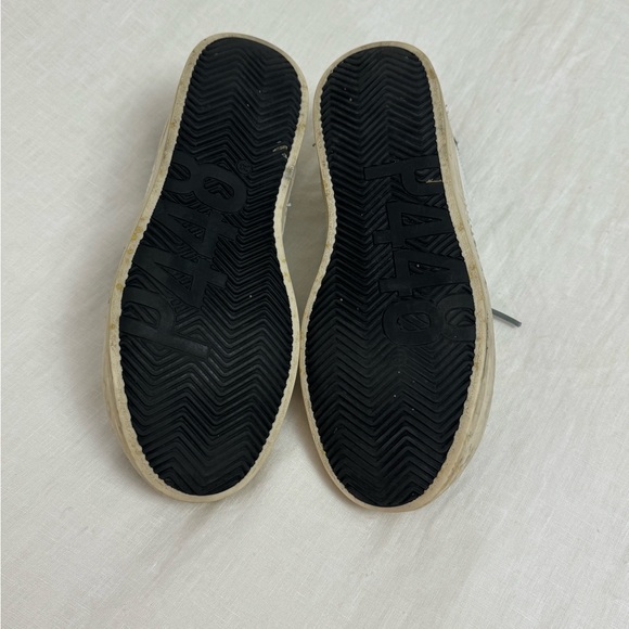 P448 John Python-Print Leather Low Top Sneakers Size 37 US 7 Classic Designer - Picture 13 of 16